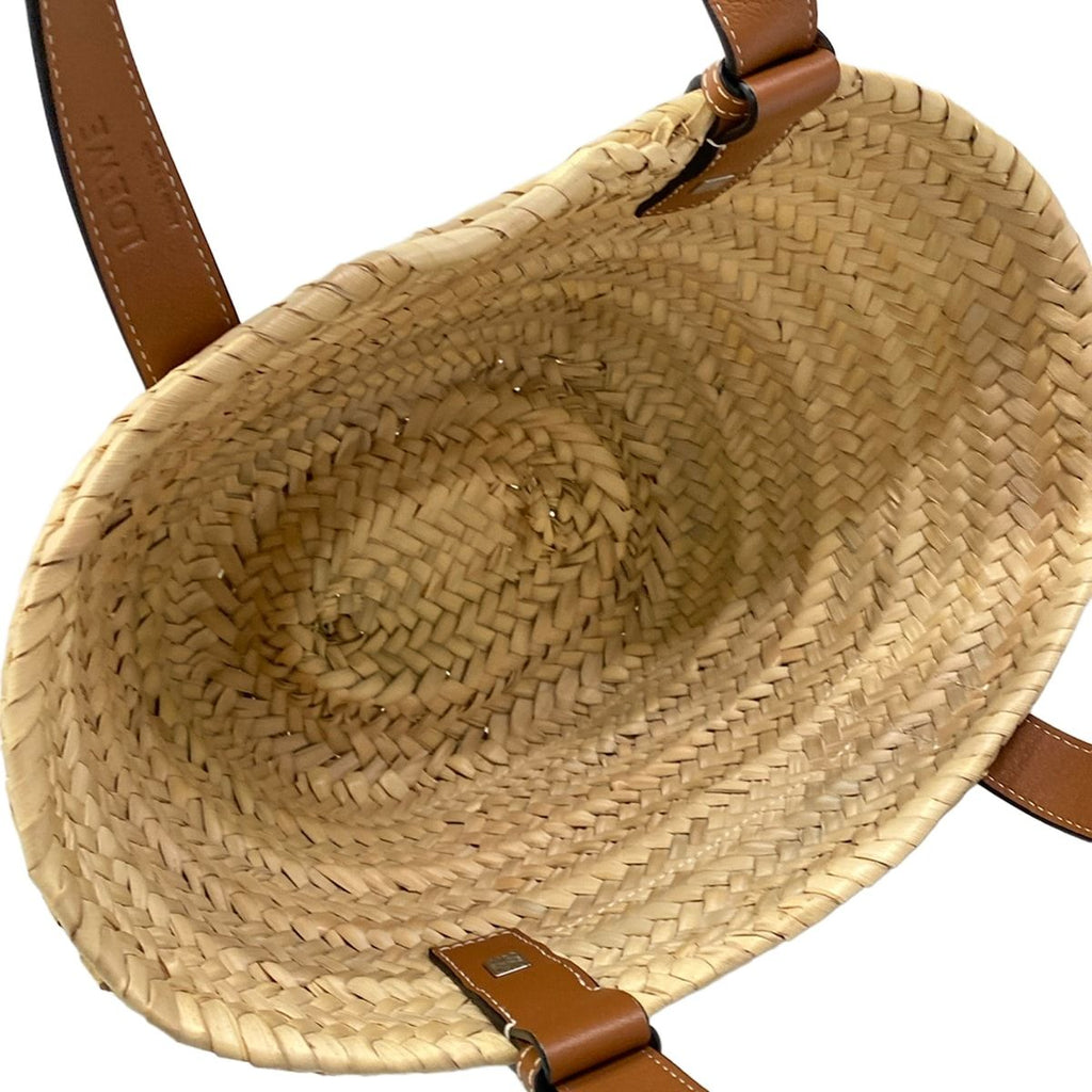 Loewe Tote Basket Small Natural Tan Leather — view 7
