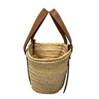 Loewe Tote Basket Small Natural Tan Leather — view 4
