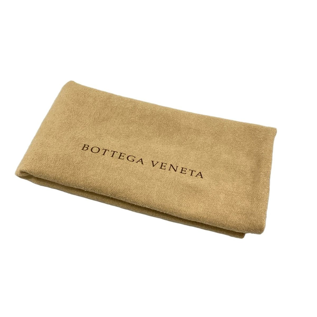 Bottega Veneta Handbag Bag Dark Brown Beige Flower Leather — view 8
