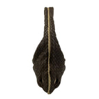 Bottega Veneta Handbag Bag Dark Brown Beige Flower Leather — view 4