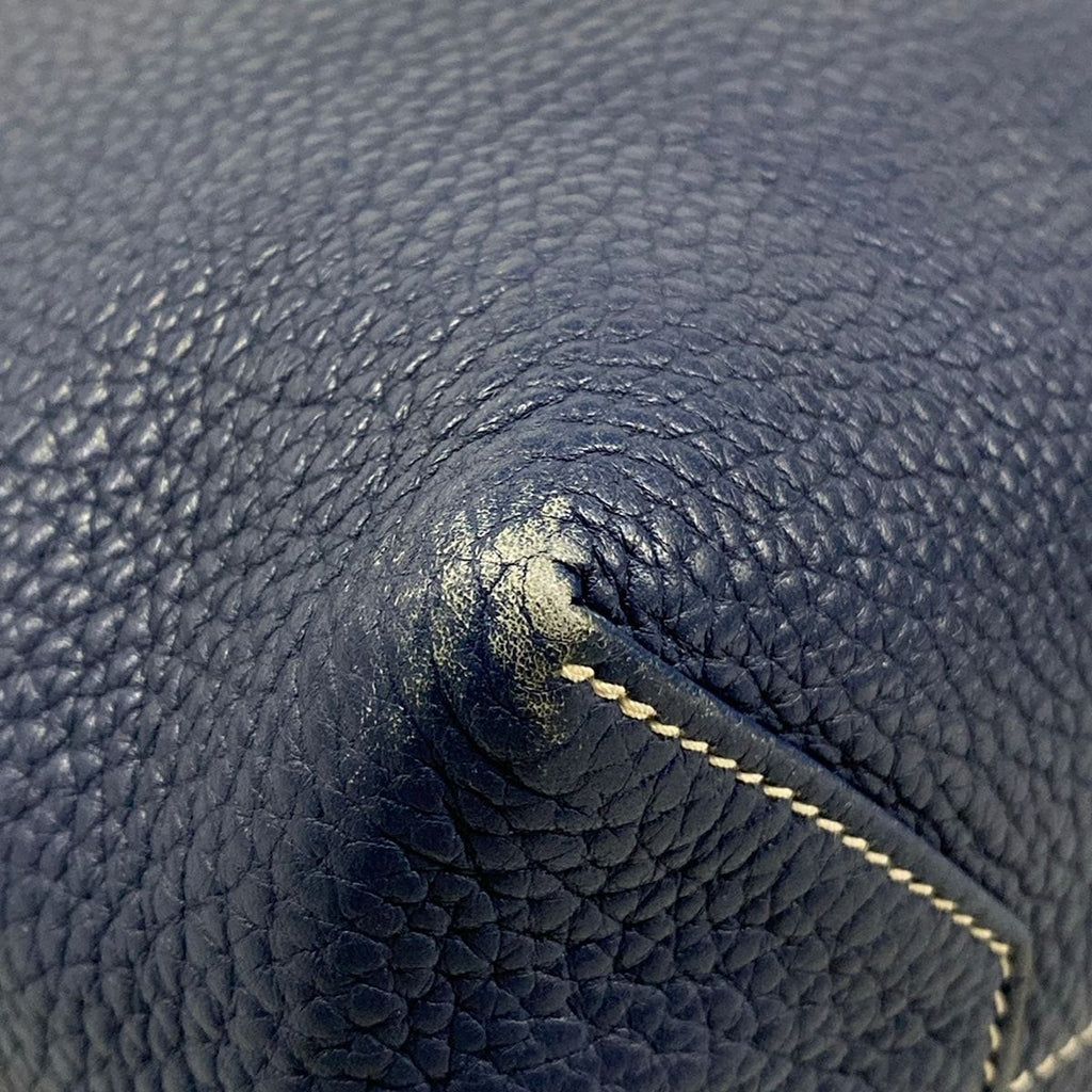 Hermes Tote Double Sens 45 Blue Reversible — view 6