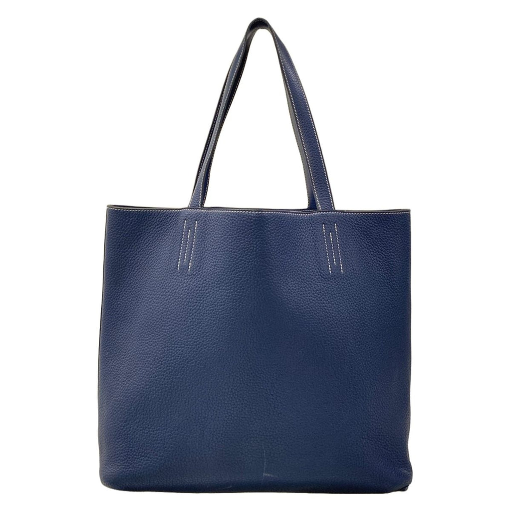 Hermes Tote Double Sens 45 Blue Reversible — view 3