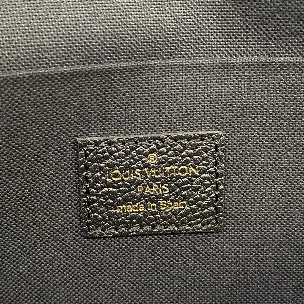 Louis Vuitton Wallet Monogram Empreinte Felice Noir Chain Leather Shoulder — view 5
