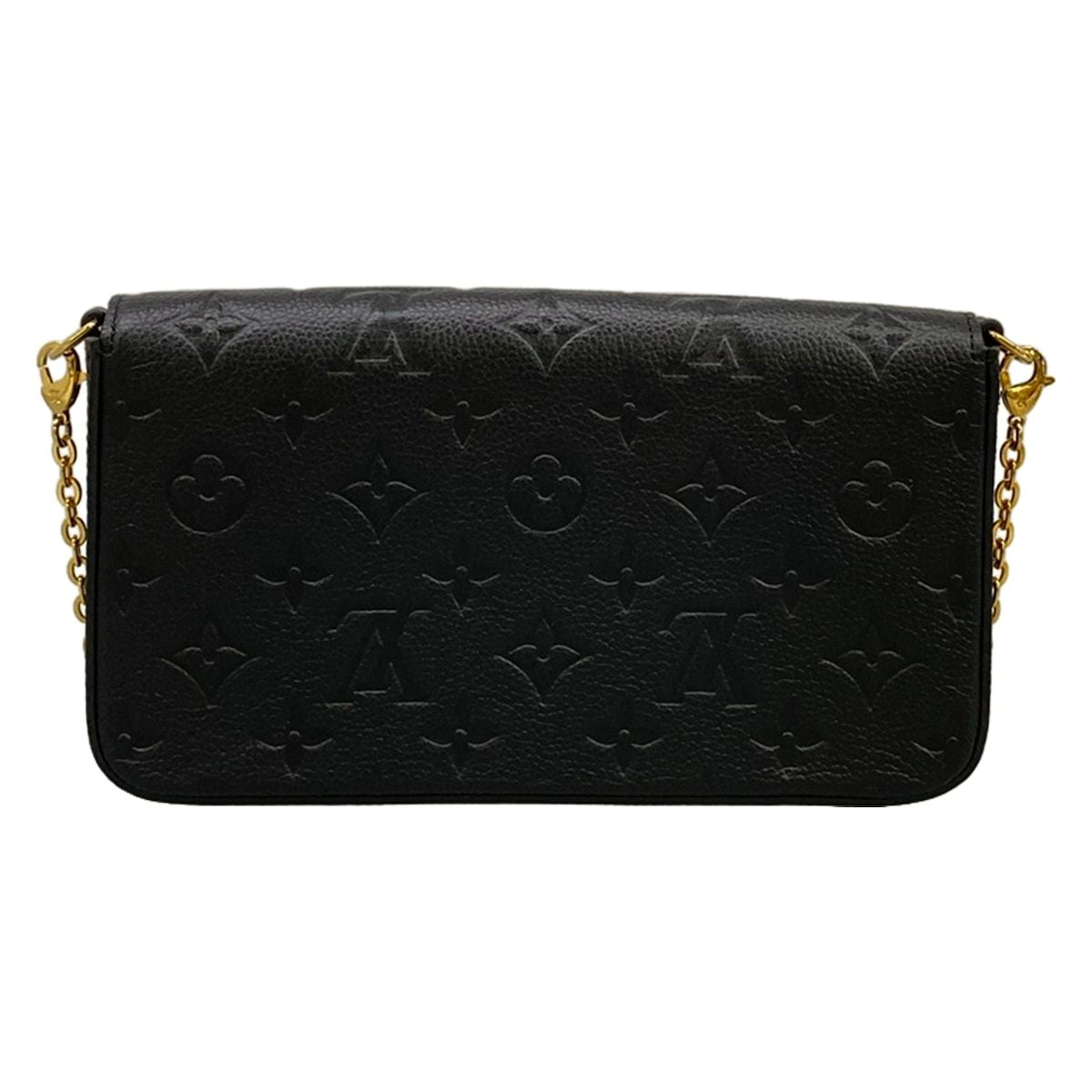 Louis Vuitton Wallet Monogram Empreinte Felice Noir Chain Leather Shoulder — view 2