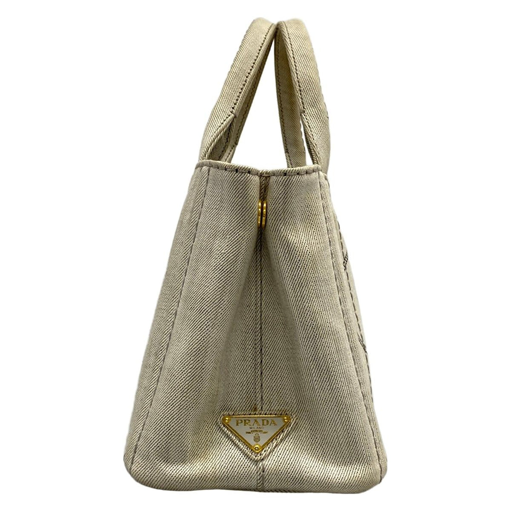 Prada Tote Canapa Ivory — view 2