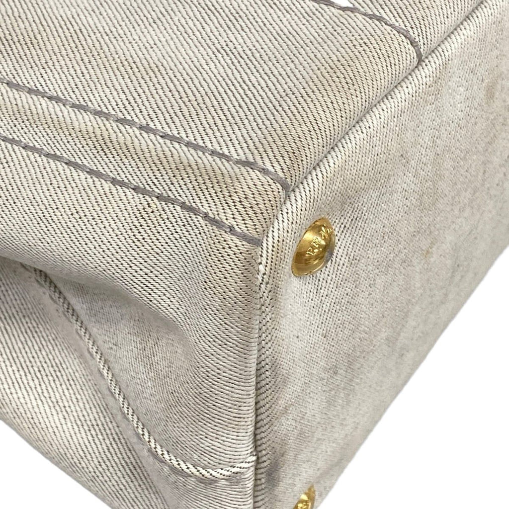 Prada Tote Canapa Ivory — view 6