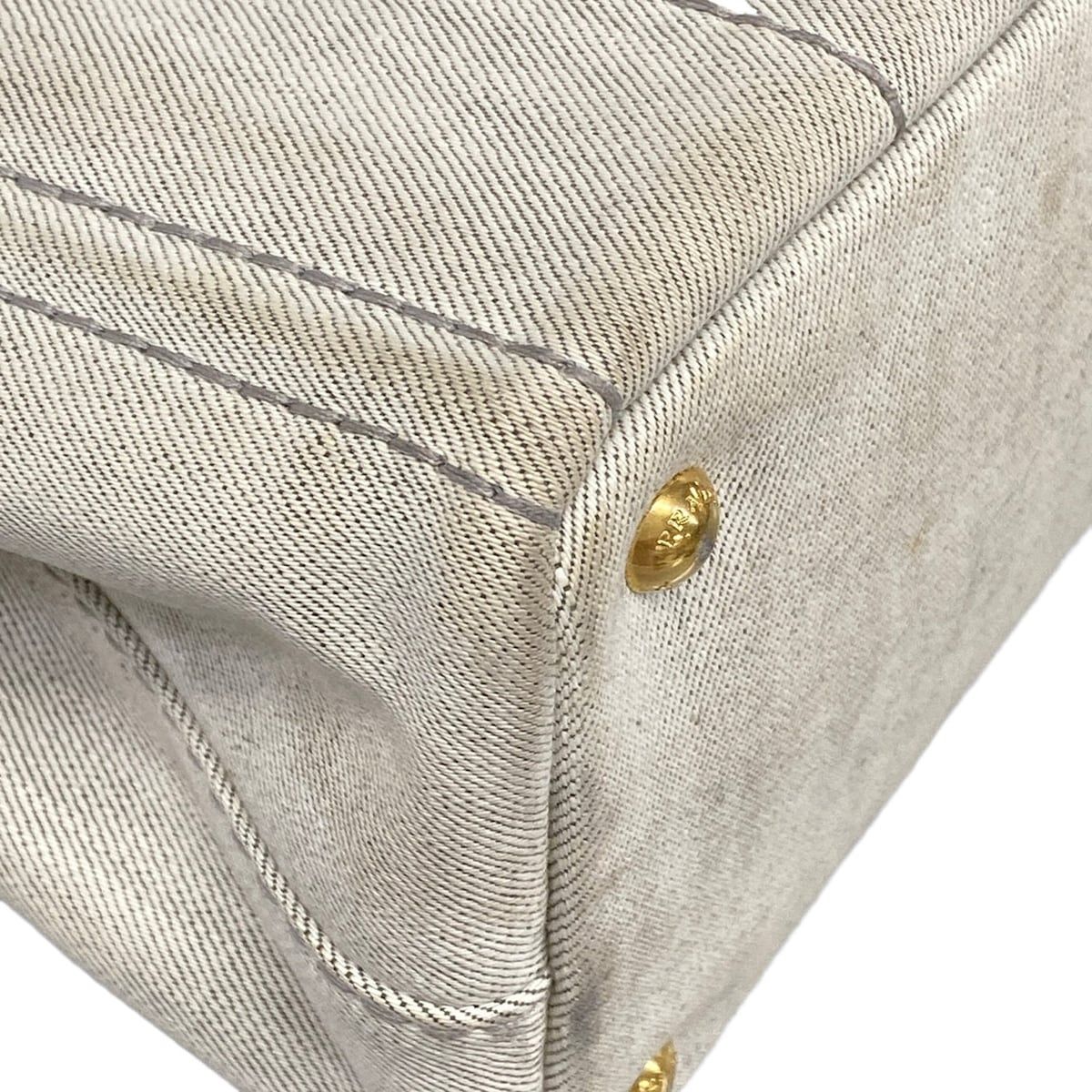 Prada Tote Canapa Ivory — view 6