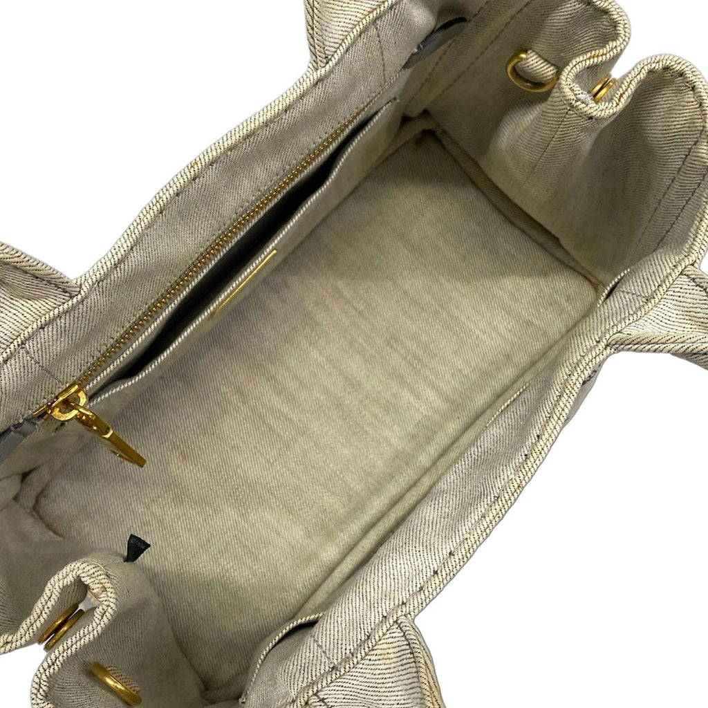 Prada Tote Canapa Ivory — view 7