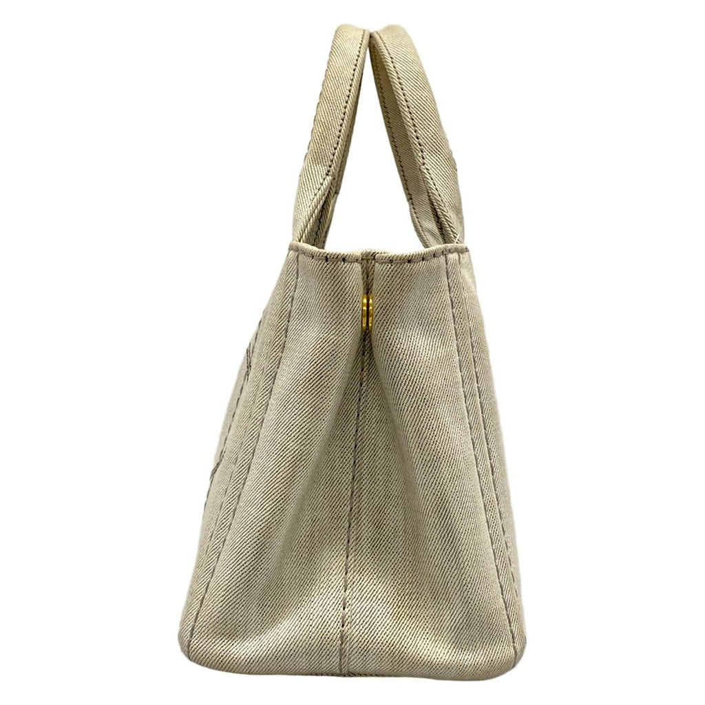 Prada Tote Canapa Ivory — view 4
