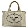 Prada Tote Canapa Ivory