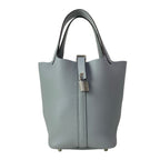 Hermes Handbag Picotin Lock PM Gris Perle Silver — view 2