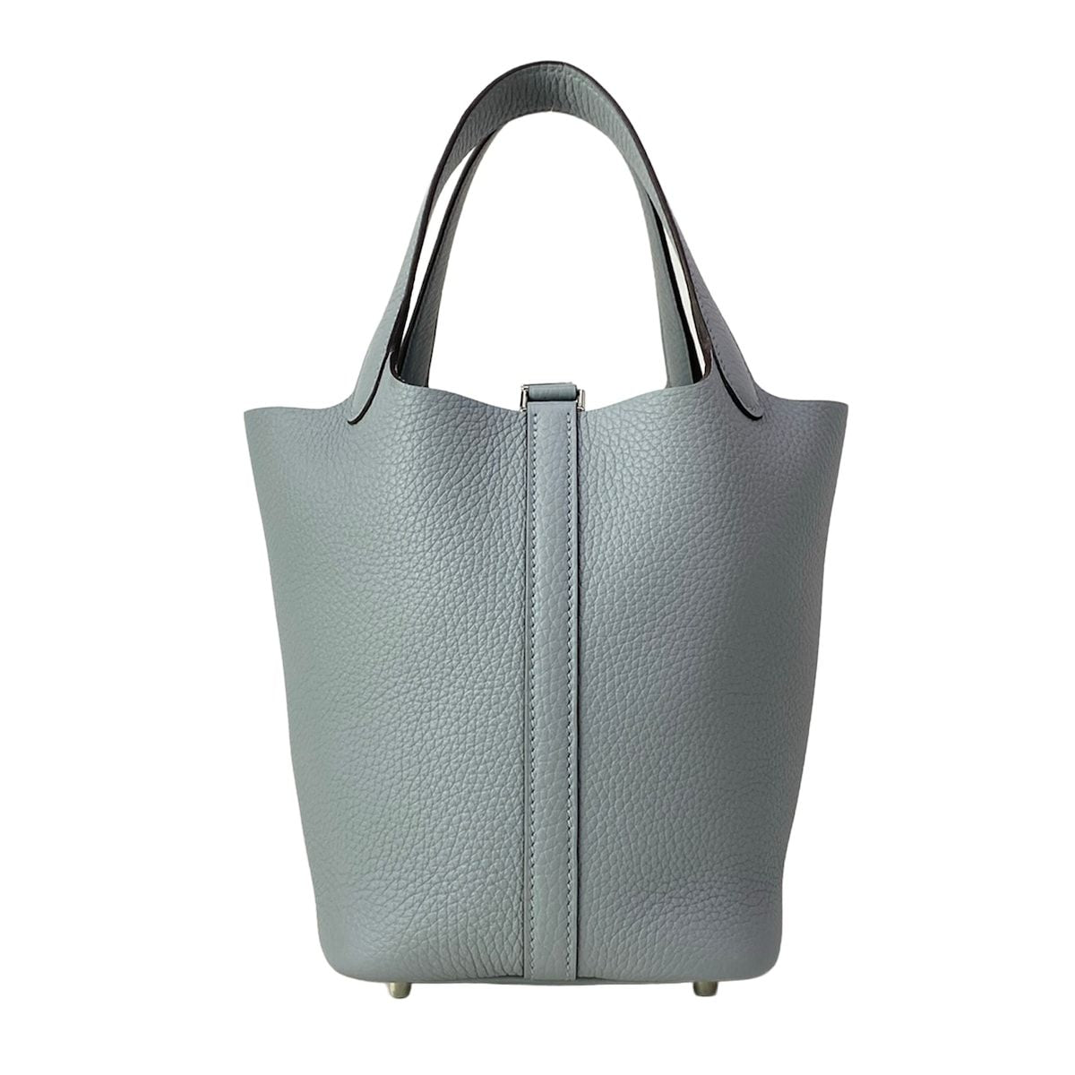 Hermes Handbag Picotin Lock PM Gris Perle Silver — view 4