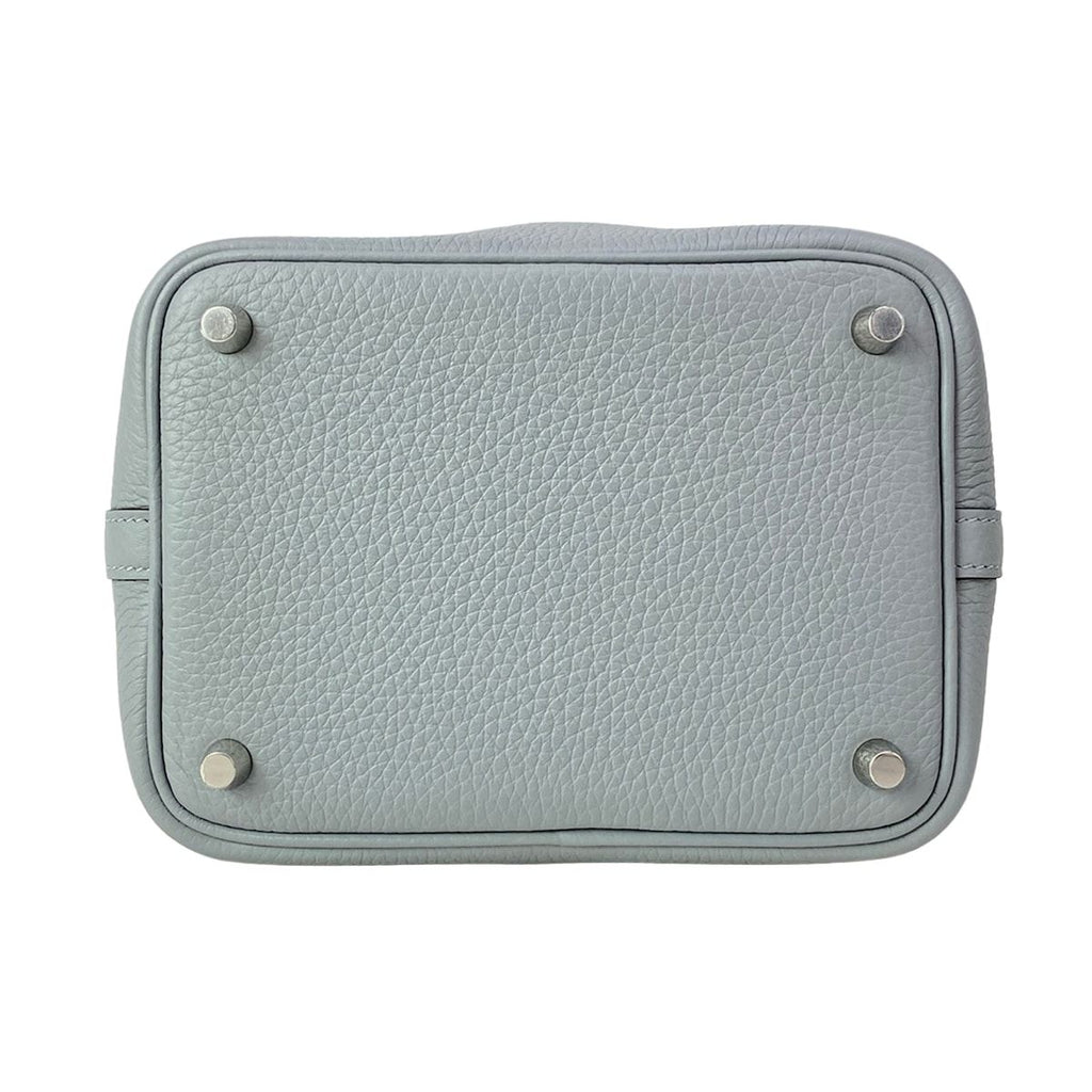 Hermes Handbag Picotin Lock PM Gris Perle Silver — view 5