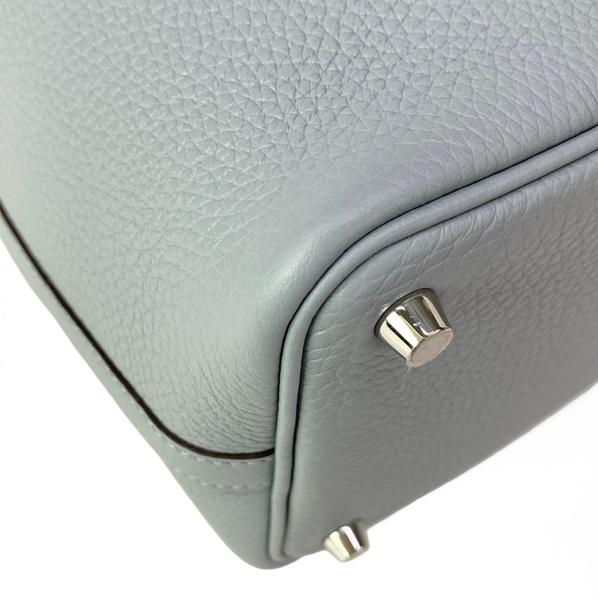 Hermes Handbag Picotin Lock PM Gris Perle Silver — view 6