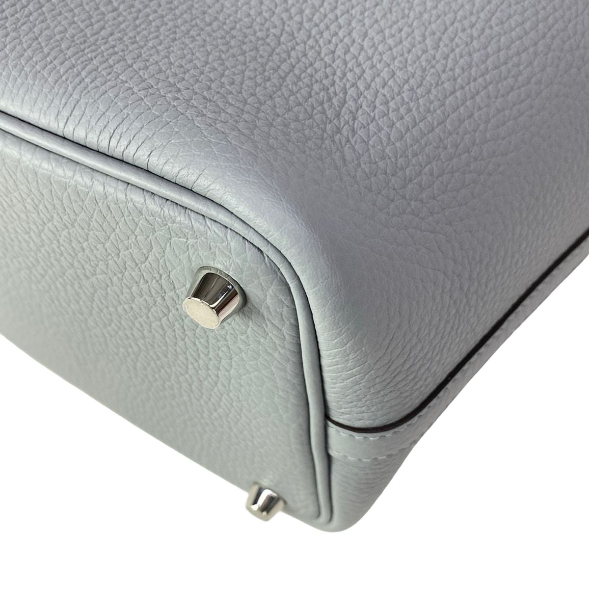 Hermes Handbag Picotin Lock PM Gris Perle Silver — view 7