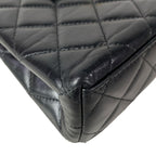 Chanel Shoulder Bag Mini Shopping Quilted Black Chain Gold Metal — view 6