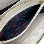 Chanel Wallet Quilted White Chain Shoulder — view 5