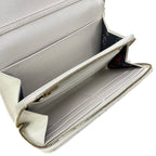 Chanel Wallet Quilted White Chain Shoulder — view 4