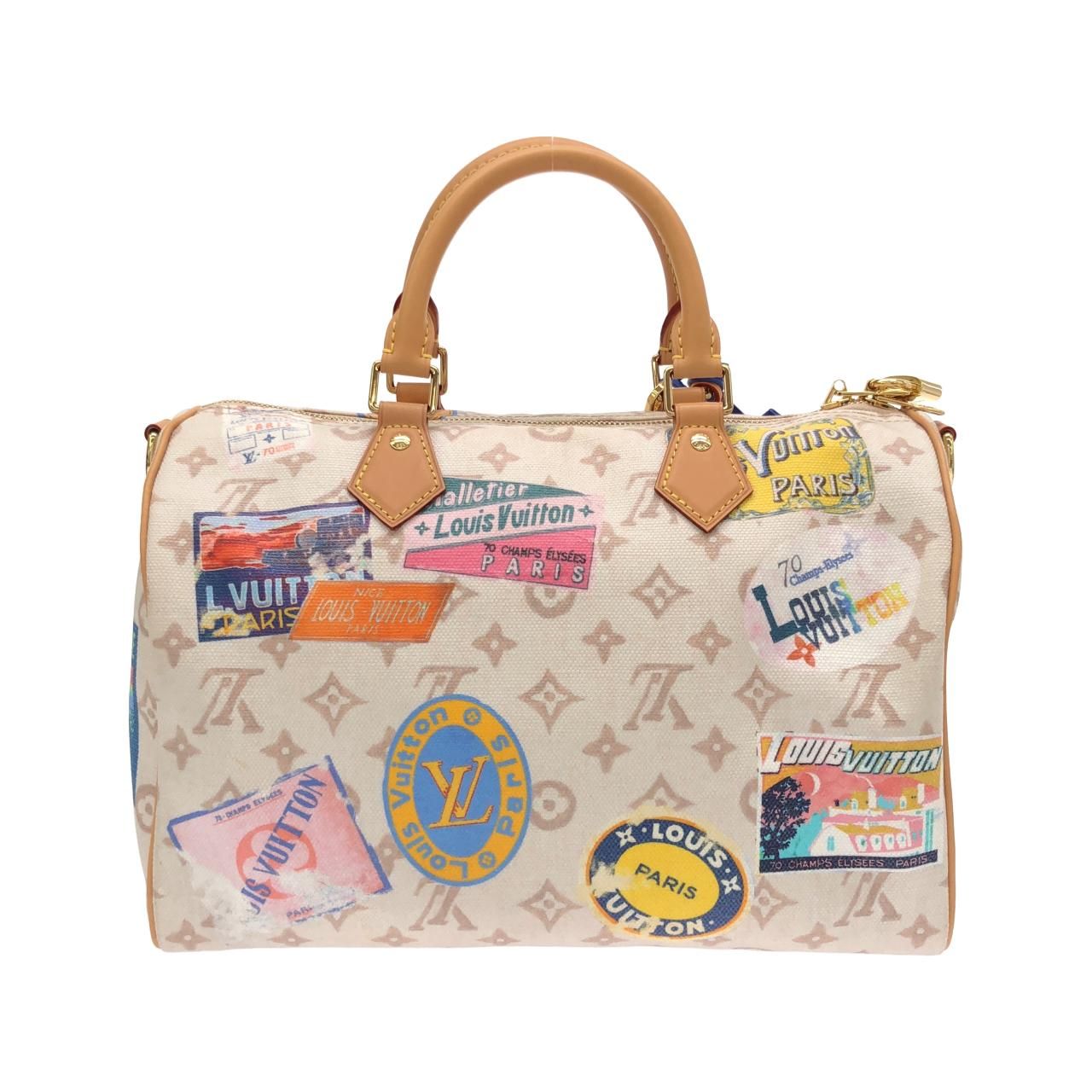 Louis Vuitton Monogram Dune Speedy Soft 30 Boston — view 2