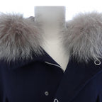 Hermes Coat Navy — view 5