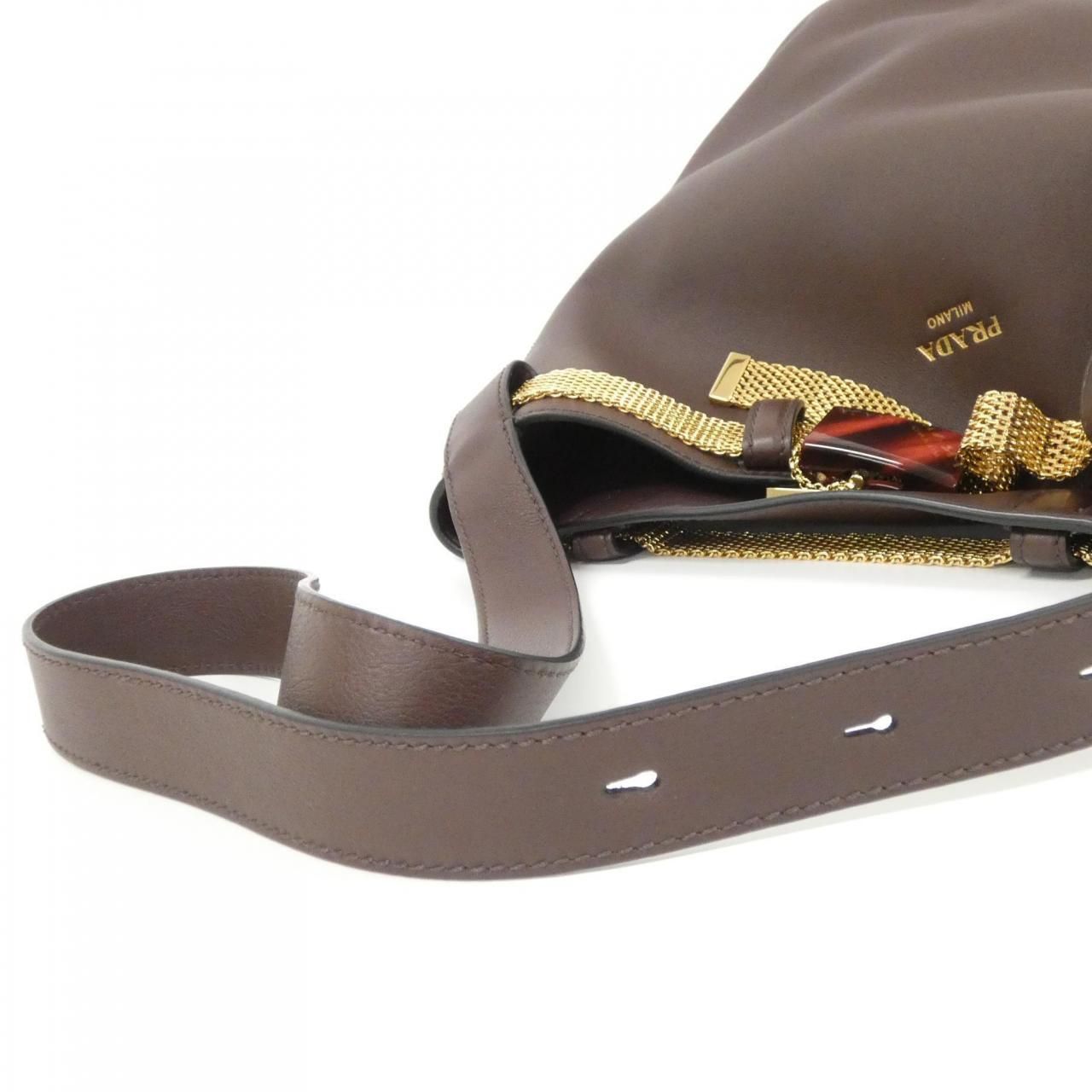 Prada Shoulder Bag Gold — view 8