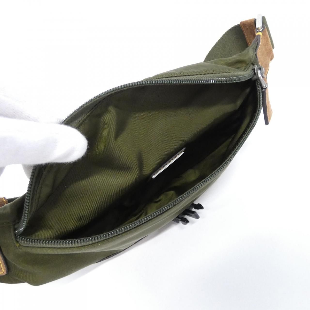 Prada Waist Bag Belt Bag Silver — view 7