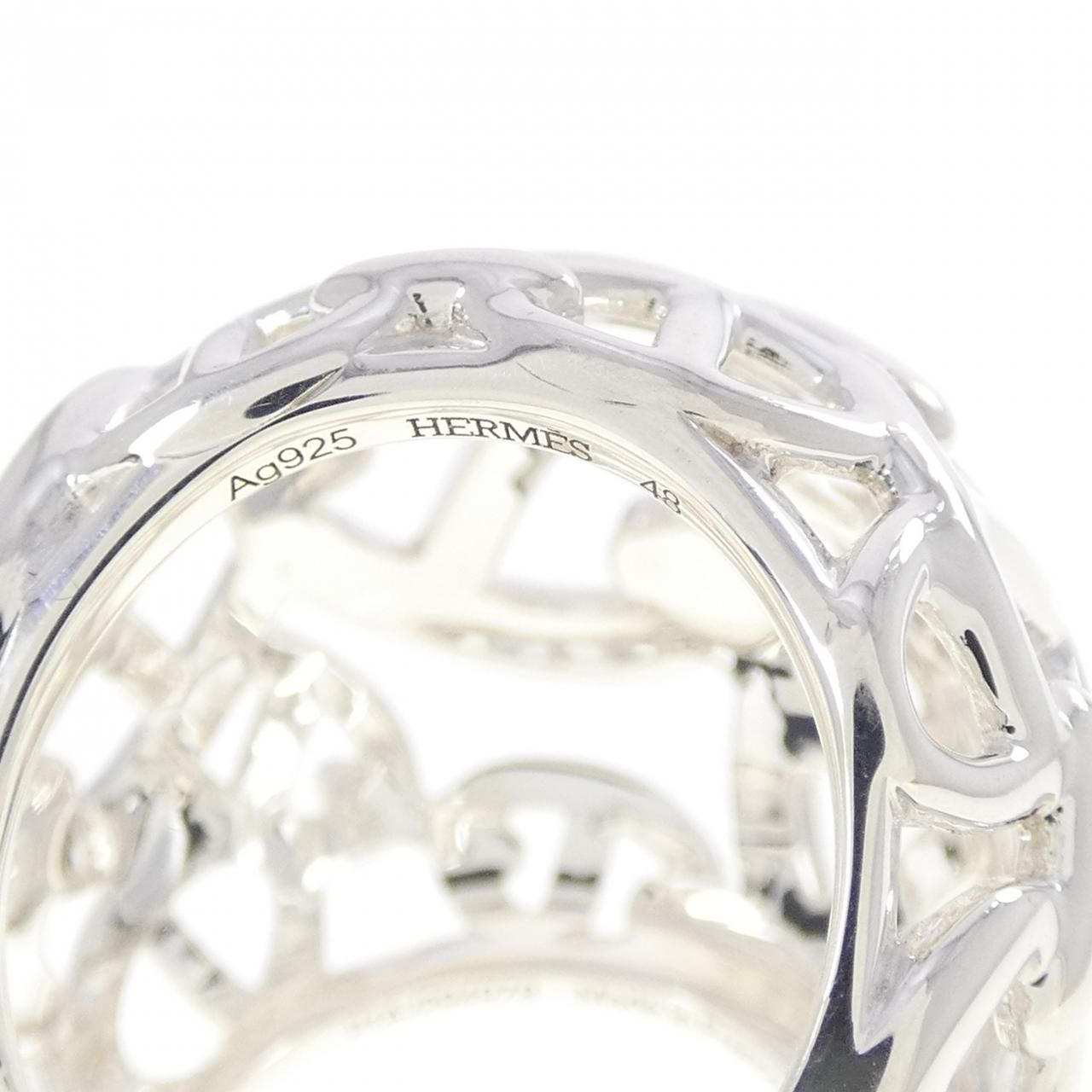 Hermes Chaine D'ancre Ancene Berry Large Ring — view 4