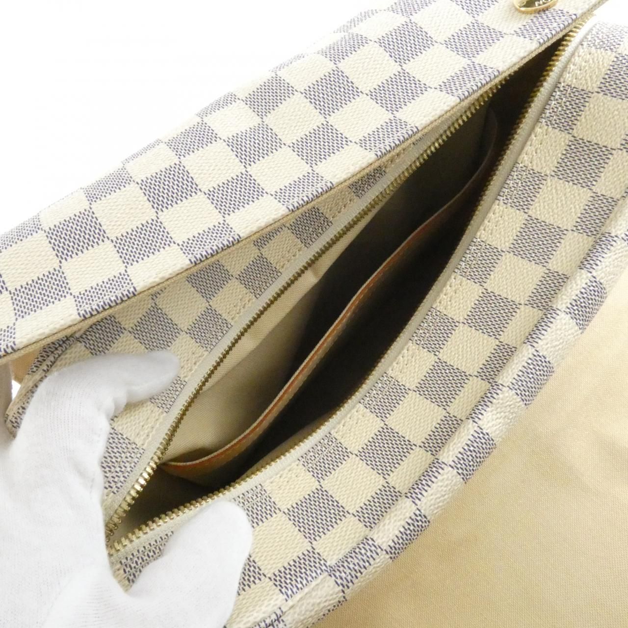 Louis Vuitton Damier Azur Naviglio Shoulder — view 5