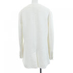 Chanel Collarless Jacket White — view 2