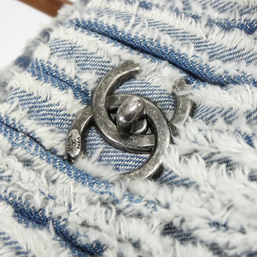 Chanel Bag Handbag Blue — view 5