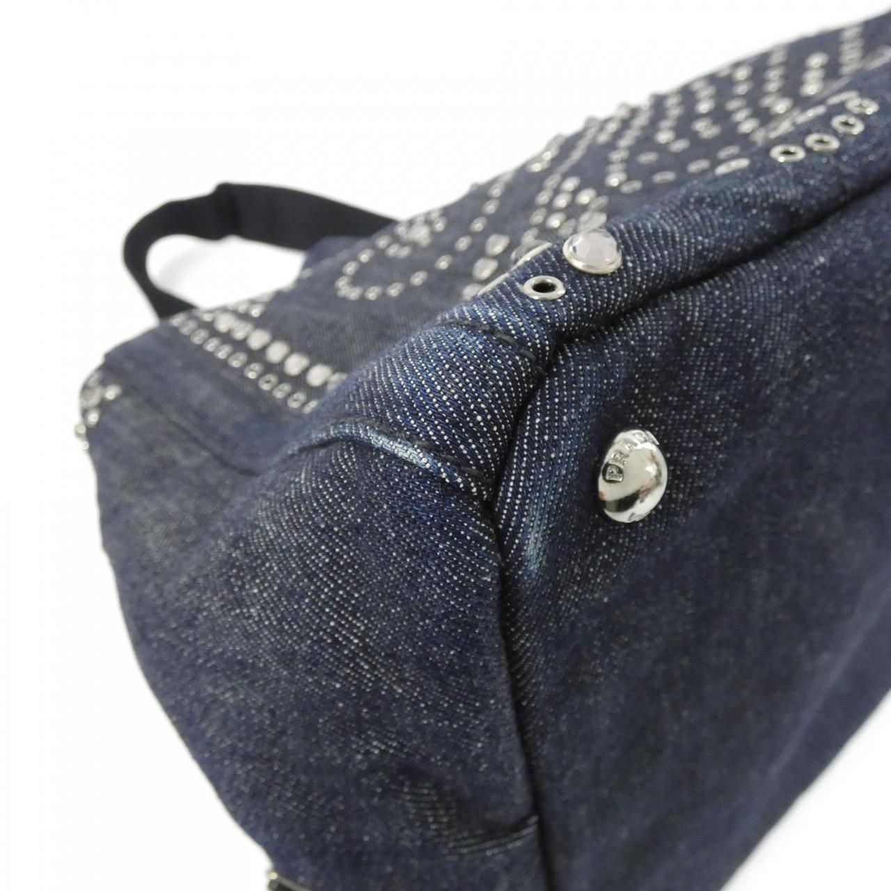 Prada Bag Handbag Blue — view 4