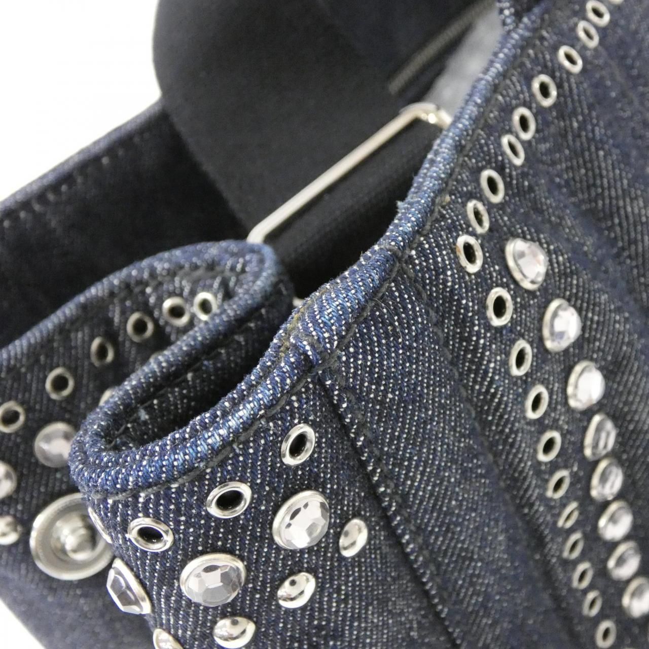 Prada Bag Handbag Blue — view 6