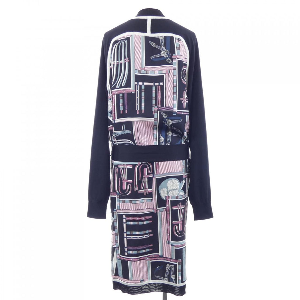 Hermes Long Cardigan Black — view 2