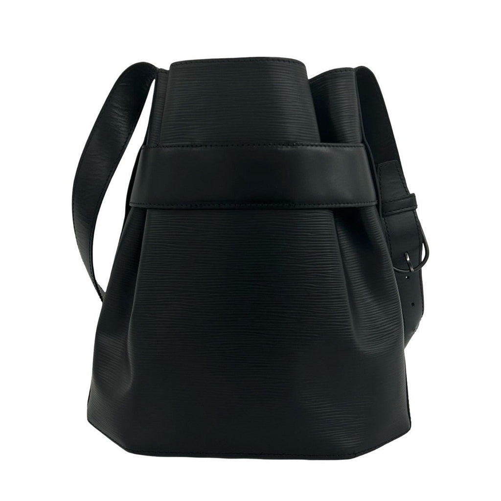 Louis Vuitton Vintage Sac Depaul PM Epi Leather Shoulder Bag Noir Black — view 3