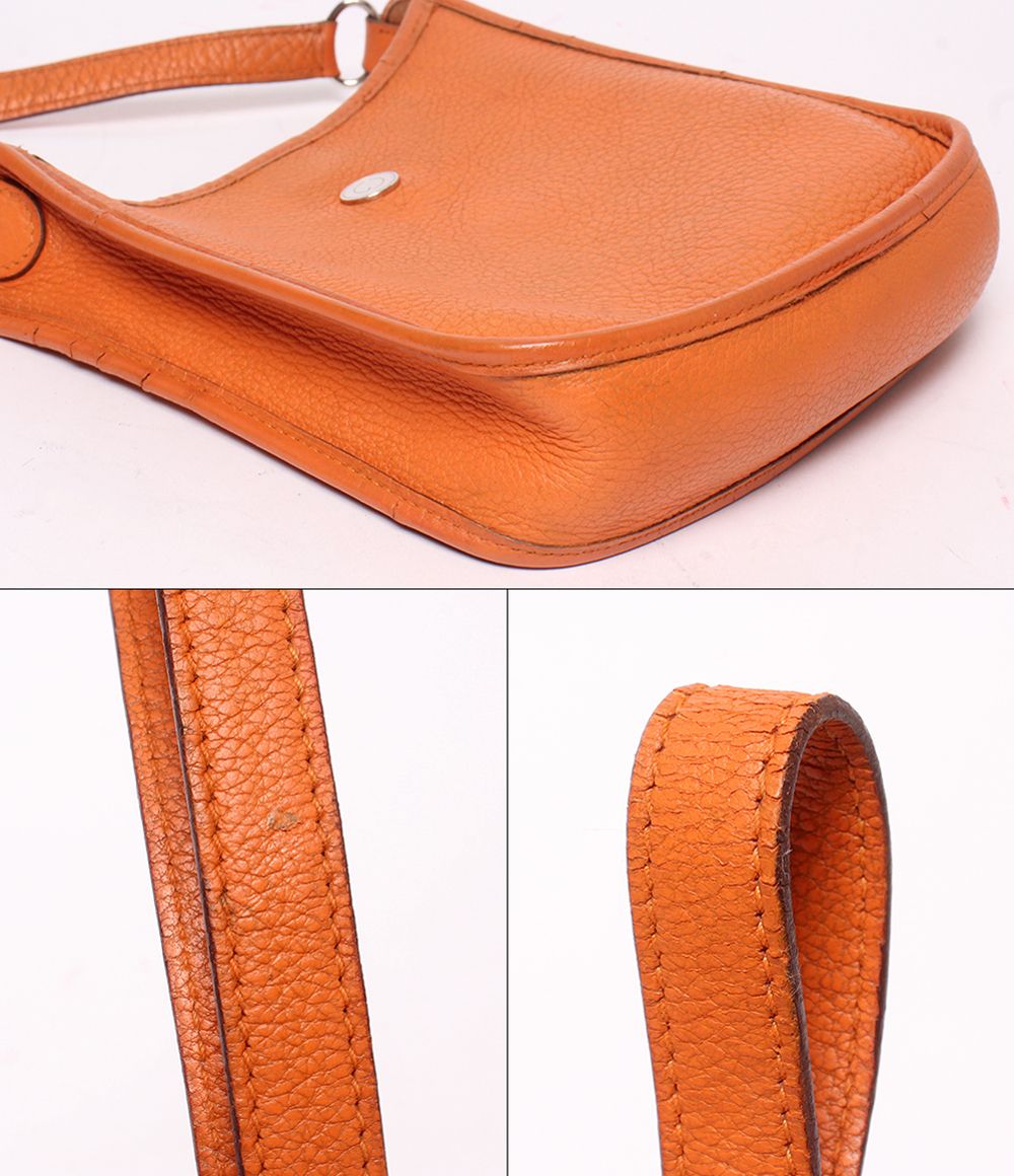 Hermes Shoulder Bag Crossbody Silver Vespa TPM — view 8