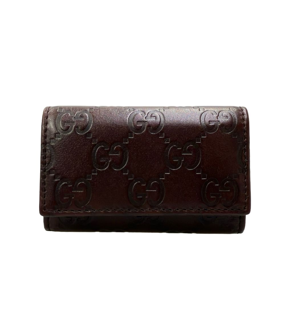 Gucci 6 Key Case Guccissima Key Holder