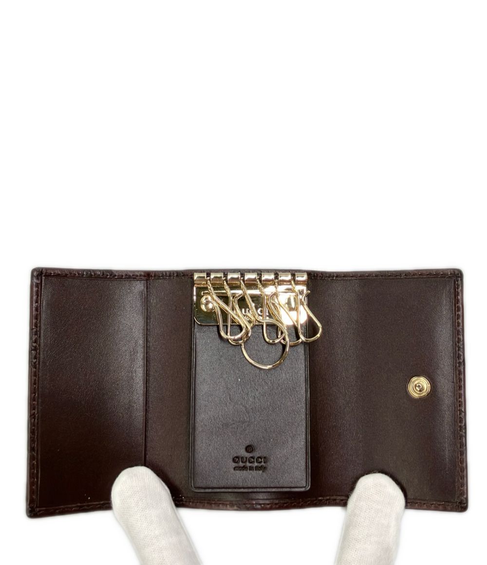 Gucci 6 Key Case Guccissima Key Holder — view 5