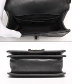 Chanel Chain Shoulder Bag Crossbody Silver Single Flap Quilted 23 — view 3