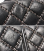 Chanel Chain Shoulder Bag Crossbody Silver Single Flap Quilted 23 — view 6