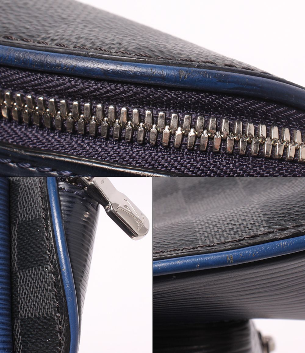 Louis Vuitton Waist Pouch Belt Bag Epi Damier Graphite — view 9