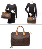 Louis Vuitton Mini Boston Bag Speedy 30 Monogram — view 9