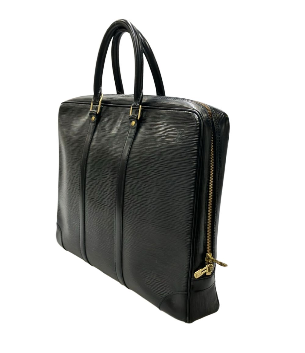 Louis Vuitton Briefcase Shoulder Bag Business 2-Way Leather Porte Documents — view 3