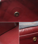 Chanel Chain Shoulder Bag Crossbody Gold Quilted Single Flap Lambskin — view 7