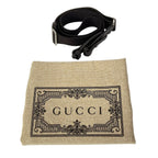 Gucci Boston Bag GG Pattern Beige Dark Brown Leather — view 8