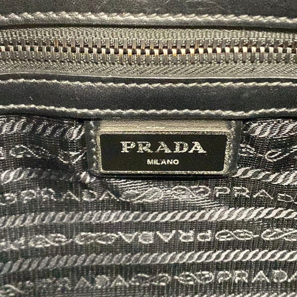 Prada Shoulder Bag Gold Leather — view 8