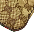 Gucci Shoulder Bag GG Pattern Sherry Beige Dark Brown Multi Leather — view 6