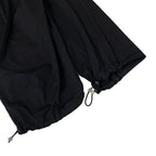 Hermes Long Sleeve Shirt Blouse 38 M Black Drawcord Cotton — view 6