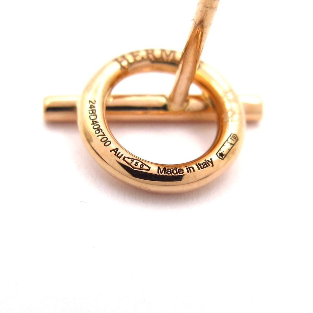 Hermes Earrings Echappee 18k Pink Gold — view 6