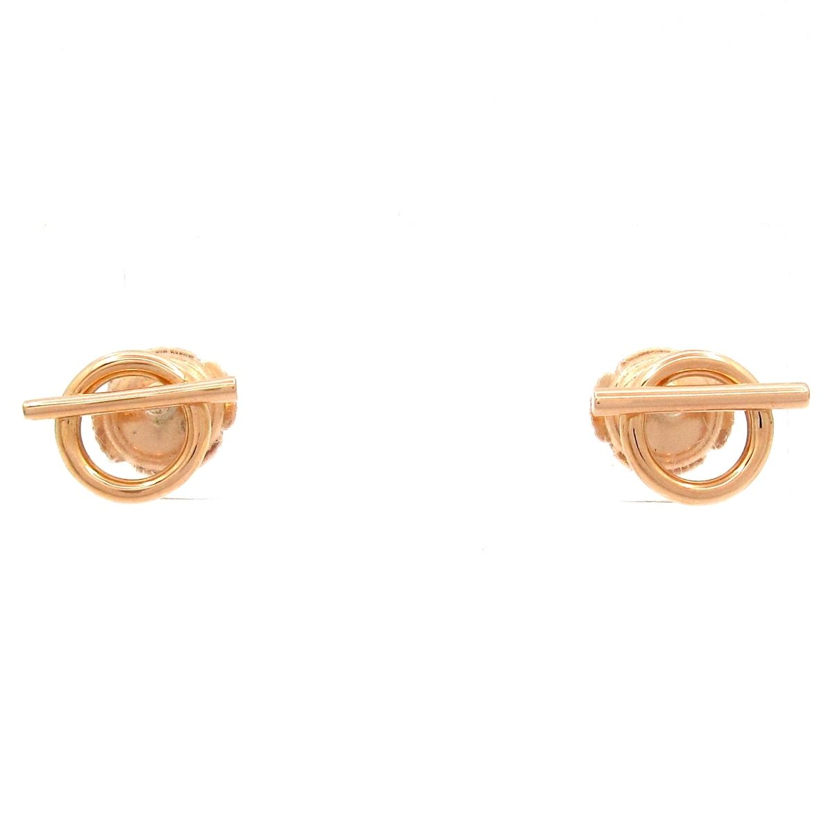 Hermes Earrings Echappee 18k Pink Gold