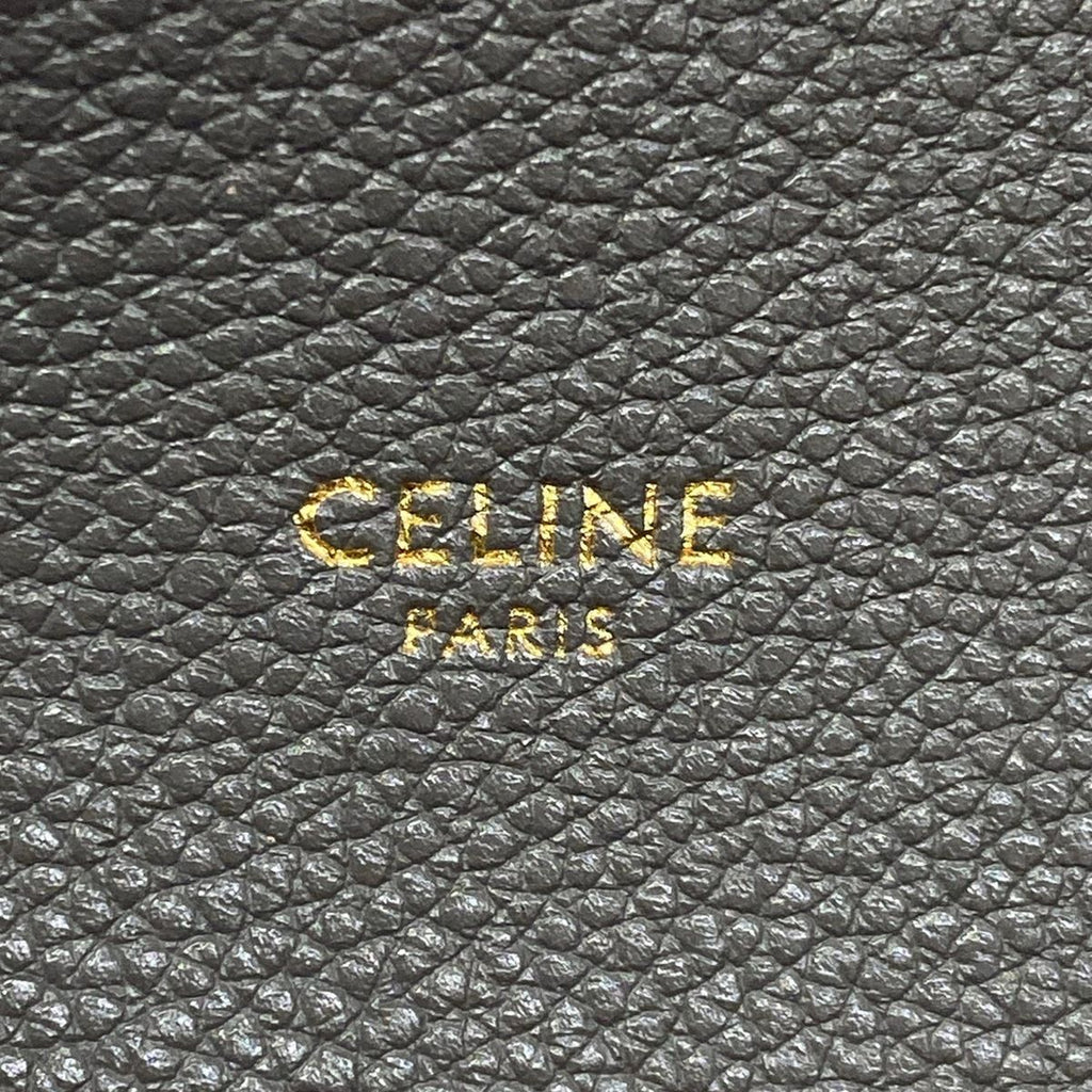 Celine Tote Cabas Phantom Small with Belt Gray — view 9